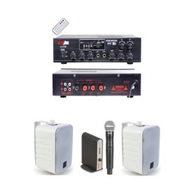 Lastvoice Large Plus Paket-1 Hoparlör ve Anfi Anons Ses Sistemi Seti