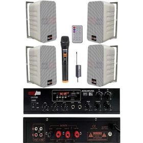 Lastvoice Large Plus Paket-3 Hoparlör ve Amfi Anons Ses Sistemi Seti