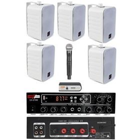 Lastvoice Large Plus Paket-4 Hoparlör ve Anfi Anons Ses Sistemi Seti