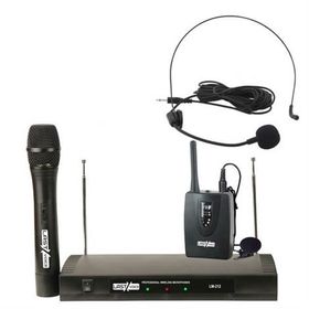 Lastvoice LM-202EH Çiftli Telsiz Kablosuz EL ve Headset Mikrofon