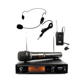 Lastvoice LM-202EH Çiftli Telsiz Kablosuz EL ve Headset Mikrofon