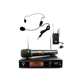 Lastvoice LM-202EH Çiftli Telsiz Kablosuz EL ve Headset Mikrofon