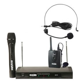 Lastvoice LM-202EH Çiftli Telsiz Kablosuz EL ve Headset Mikrofon