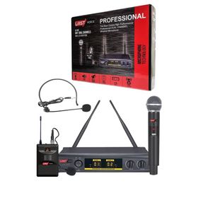 Lastvoice LV-502EH El ve Kafa Çiftli UHF Telsiz Mikrofon