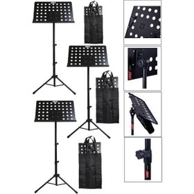 Lastvoice NT104CS-3X Şef Tipi Katlanır Taşıma Çantalı 3'lü Nota Standı Sehpası