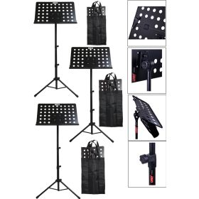 Lastvoice NT104CS-3X Şef Tipi Katlanır Taşıma Çantalı 3'lü Nota Standı Sehpası