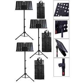 Lastvoice NT104CS-3X Şef Tipi Katlanır Taşıma Çantalı 3'lü Nota Standı Sehpası