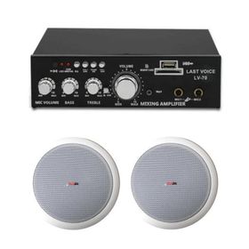 Lastvoice Small-1 Tavan Hoparlör ve Anfi Ses Sistemi