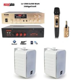 Lastvoice Soft Paket-1 Hoparlör ve Anfi Mağaza Ses Sistemi
