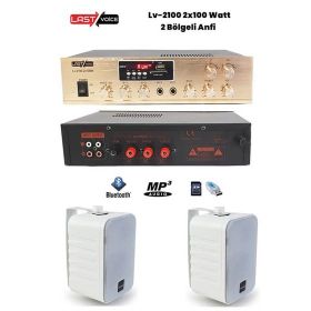 Lastvoice Soft Paket-1 Hoparlör ve Anfi Mağaza Ses Sistemi