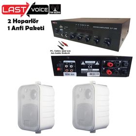 Lastvoice Soft Paket-1 Hoparlör ve Anfi Mağaza Ses Sistemi