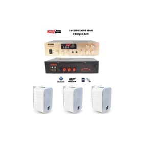 Lastvoice Soft Paket-2 Hoparlör ve Anfi Mağaza Ses Sistemi