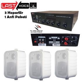 Lastvoice Soft Paket-2 Hoparlör ve Anfi Mağaza Ses Sistemi