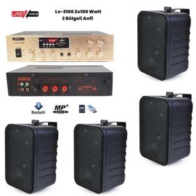 Lastvoice Soft Paket-3 Hoparlör ve Anfi Mağaza Ses Sistemi