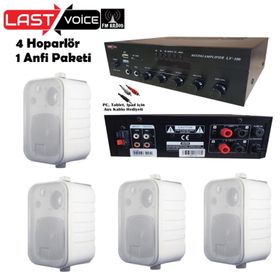 Lastvoice Soft Paket-3 Hoparlör ve Anfi Mağaza Ses Sistemi