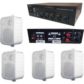 Lastvoice Soft Paket-3 Hoparlör ve Anfi Mağaza Ses Sistemi