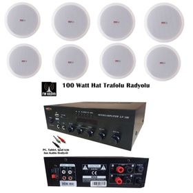Lastvoice Soft Paket-3 Tavan Hoparlör ve Anfi Ses Sistemi