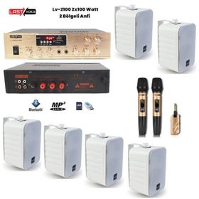 Lastvoice Soft Paket-4 Hoparlör ve Anfi Mağaza Ses Sistemi