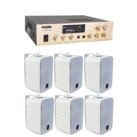 Lastvoice Soft Paket-4 Hoparlör ve Anfi Mağaza Ses Sistemi