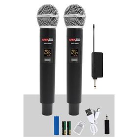 Lastvoice SXC-1099E El Tipi Telsiz Kablosuz Şarjlı Çift Mikrofon