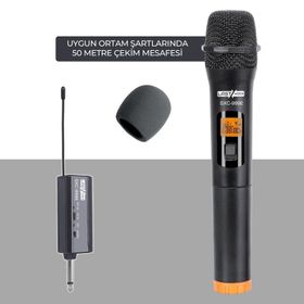 Lastvoice SXC-999E Şarjlı Telsiz Kablosuz EL Mikrofonu