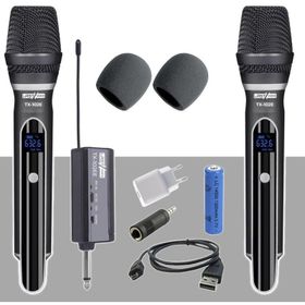 Lastvoice TX-102E Çok Amaçlı Uhf Telsiz Kablosuz Çiftli El Mikrofon
