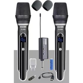 Lastvoice TX-102EE El Tipi Telsiz Kablosuz Şarjlı Çift Mikrofon Seti