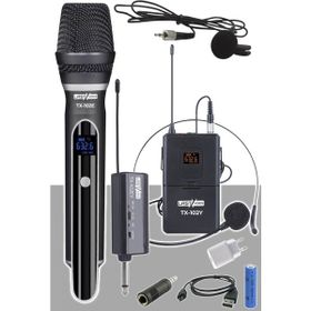 Lastvoice TX102EY Şarjlı Telsiz Kablosuz El Yaka Headset Mikrofon