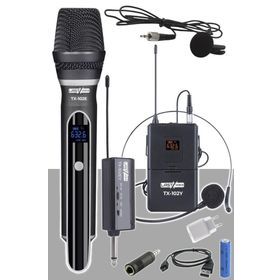 Lastvoice TX102EY Şarjlı Telsiz Kablosuz El Yaka Headset Mikrofon