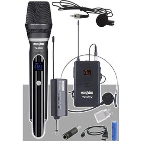 Lastvoice TX102EY Şarjlı Telsiz Kablosuz El Yaka Headset Mikrofon