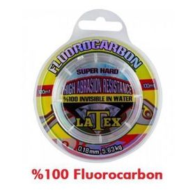 Latex 100 mt 0.25 mm Fluorocarbon Misina
