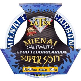 Latex 50 mt 0.45 mm Fluorocarbon Mienai Misina