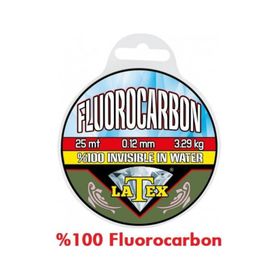 Latex Fluorocarbon 25 mt 0.12 mm Effe Misina
