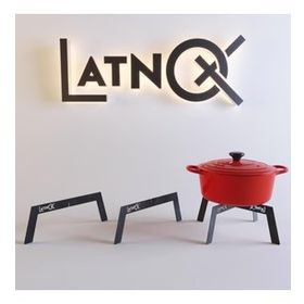 Latnox OX+ 23 cm Kamp Ocağı Pratik Metal Ateş Üstü Izgara