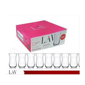 Lav 12 'li Optikli Çay Bardağı