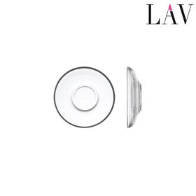 Lav 20020 6'lı Cam Çay Tabağı Seti