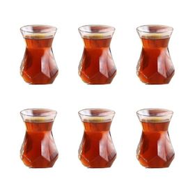 Lav 6 Adet Alya Modern Çay Bardağı