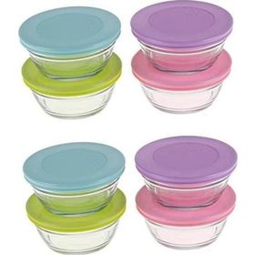 Lav Cube Renkli Kapaklı 18 cm 1170 cc Saklama Kabı