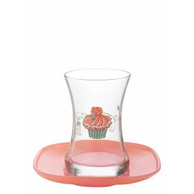 Lav Cupcake 12'li Çay Seti