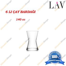 Lav Derin 140 cc 6'lı Çay Bardağı Takımı