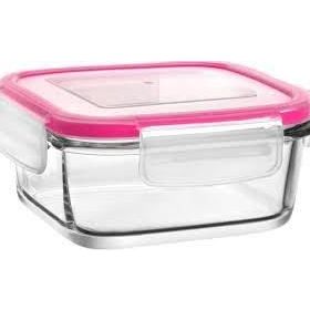 Lav Fresco FRS227 Pembe 375 cc Kilitli Saklama Kabı