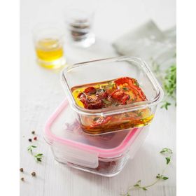Lav Fresco FRS237 Pembe 400 cc Kilitli Saklama Kabı