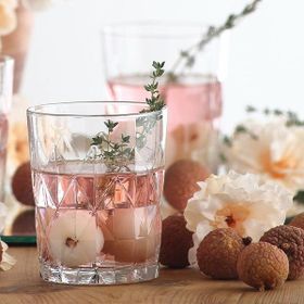 Lav Keops 3'lü 345 ml Cam Şeffaf Su Bardağı