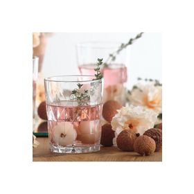 Lav Keops 3'lü 345 ml Cam Şeffaf Su Bardağı
