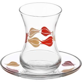 Lav LALEZARS1 12 Parçalı Çay Bardağı Seti