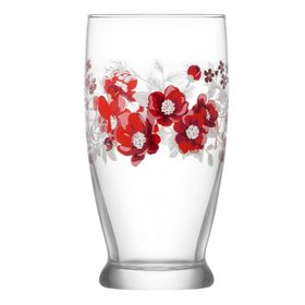 Lav LV-ROM396SB2992AD 3'lü Paket Gelincik Meşrubat Bardağı