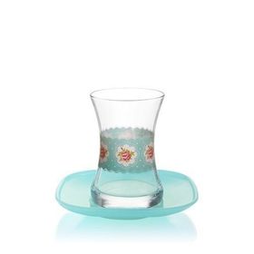 Lav Mona 12 Parça Mavi Çay Seti