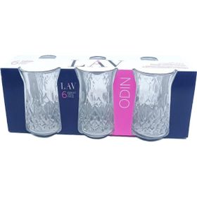 Lav odin çay çay bardak - 6 lı çay bardağı
