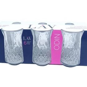 Lav odin çay çay bardak - 6 lı çay bardağı