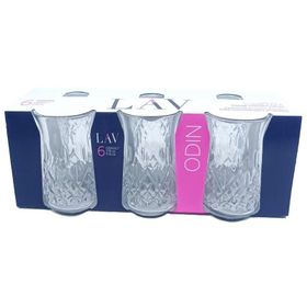 Lav odin çay çay bardak - 6 lı çay bardağı